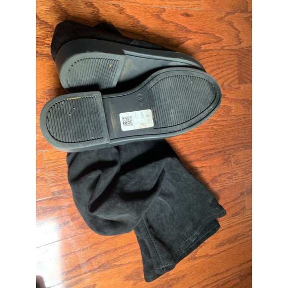 ASOS Women's Suede Black High Flat Boot Size 8 - Picture 5 of 5